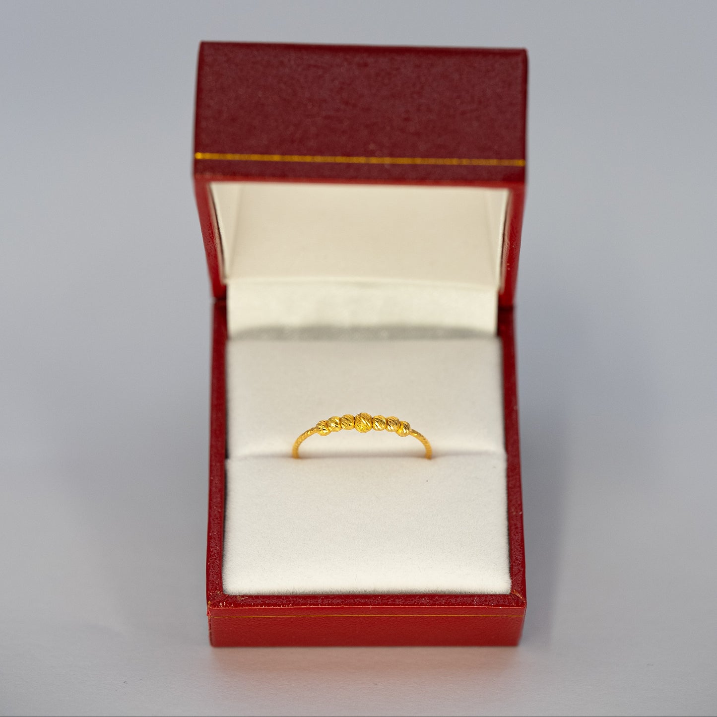 Delicate 22ct Gold CZ Ring
