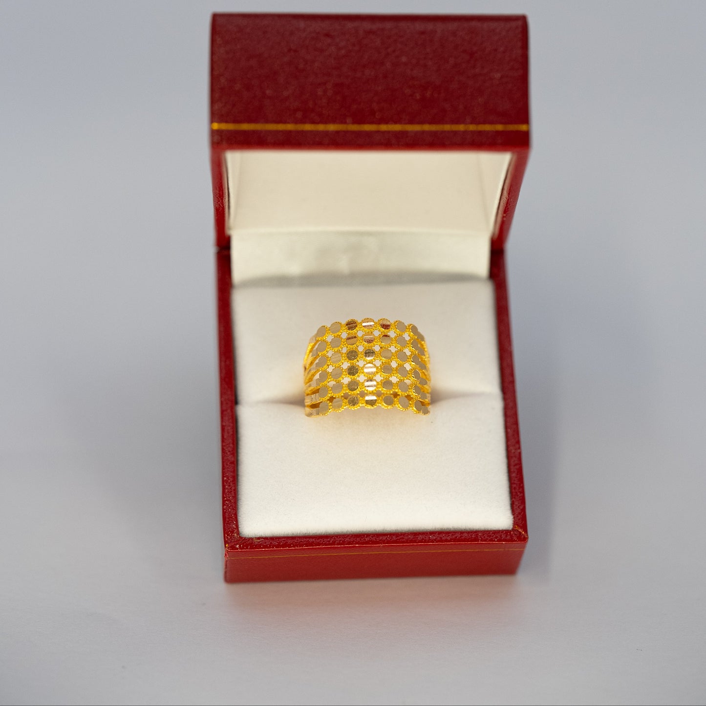22ct Gold Lattice Ring
