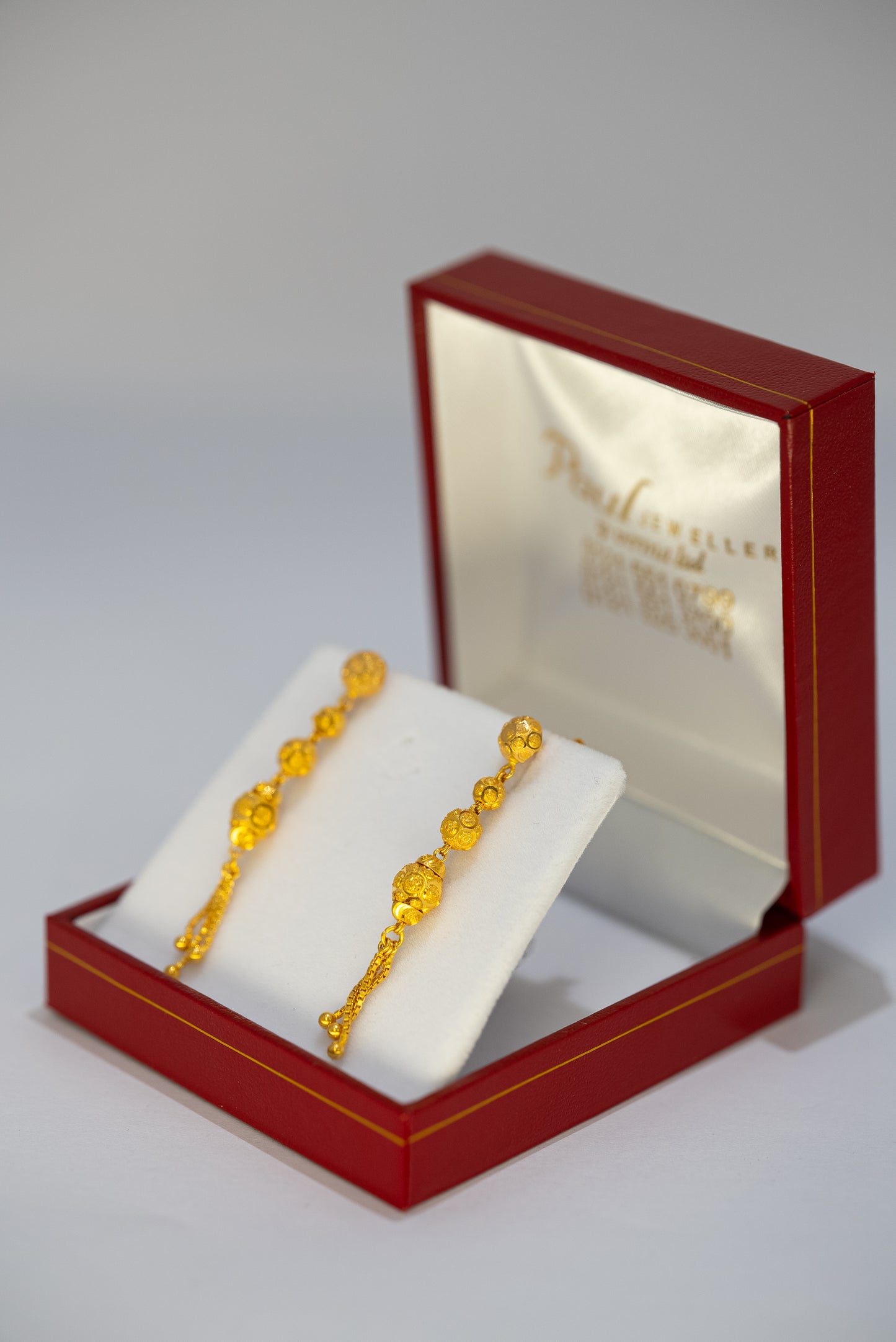 22ct Gold Long Drop Earrings