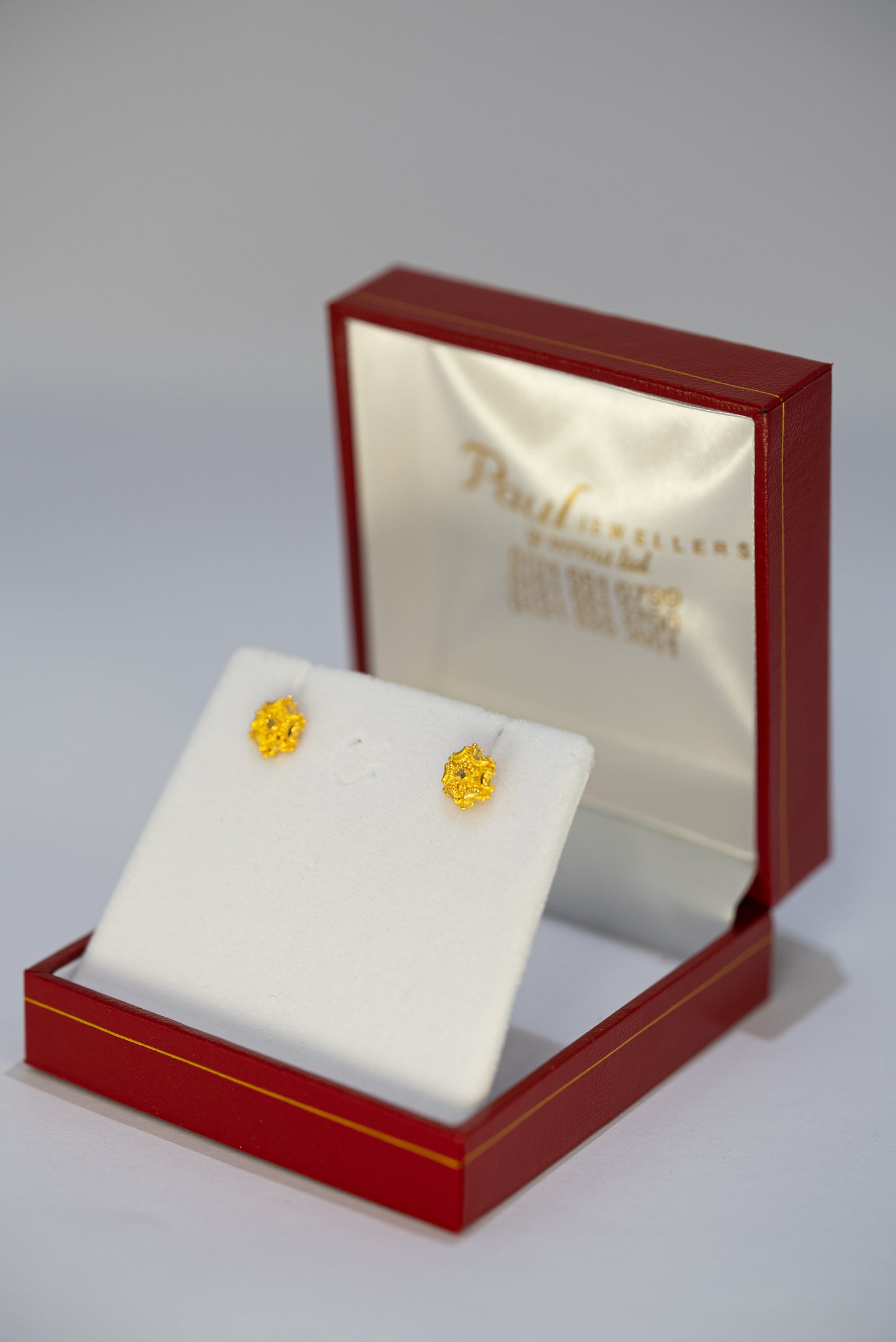 22ct Delicate Gold Stud Earrings