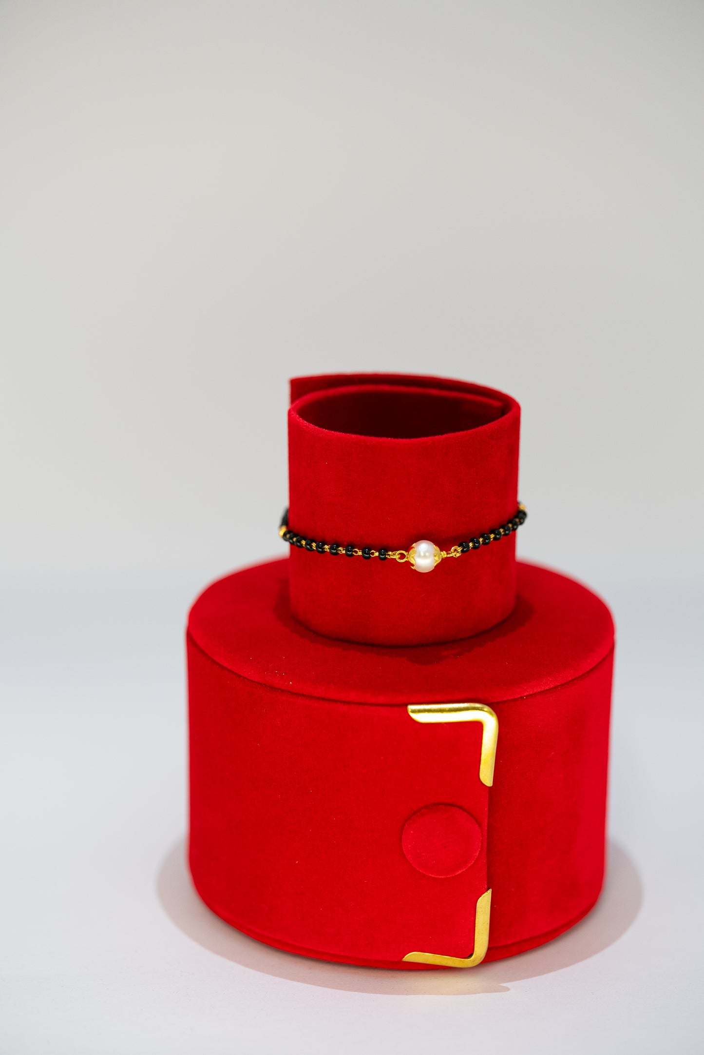 22ct Gold Baby Nazariya Bracelet with Pearl