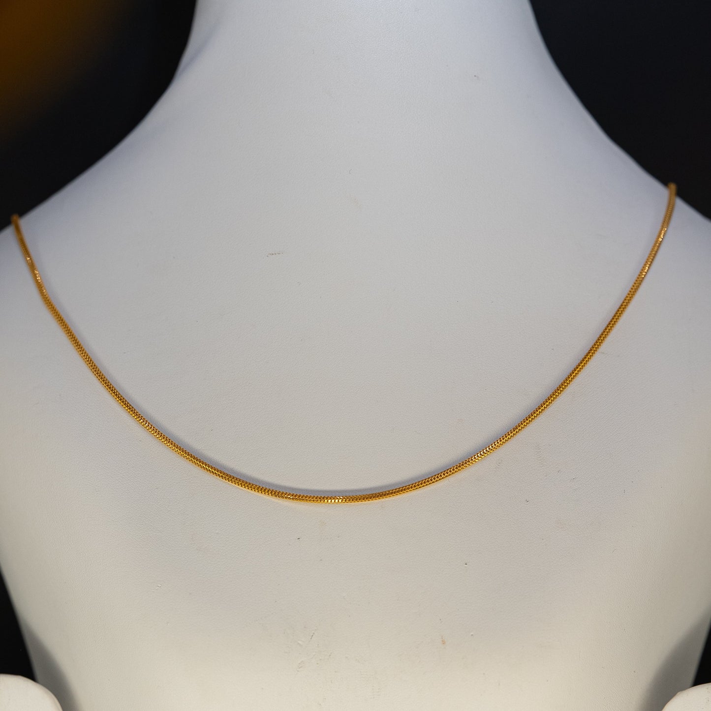 22ct Gold Fine Snake Chain – Short Length
