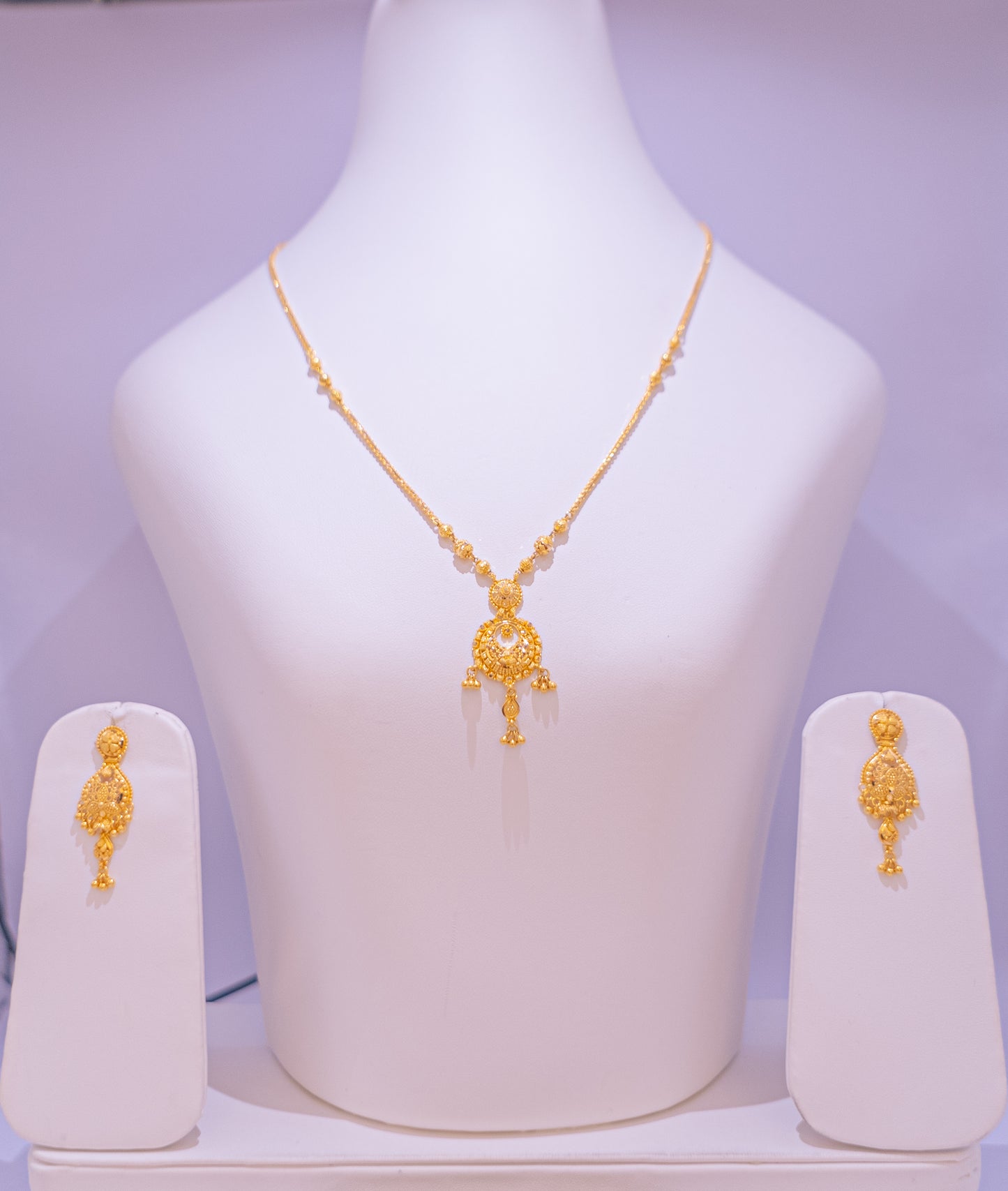 Gold Chain Engagement Set