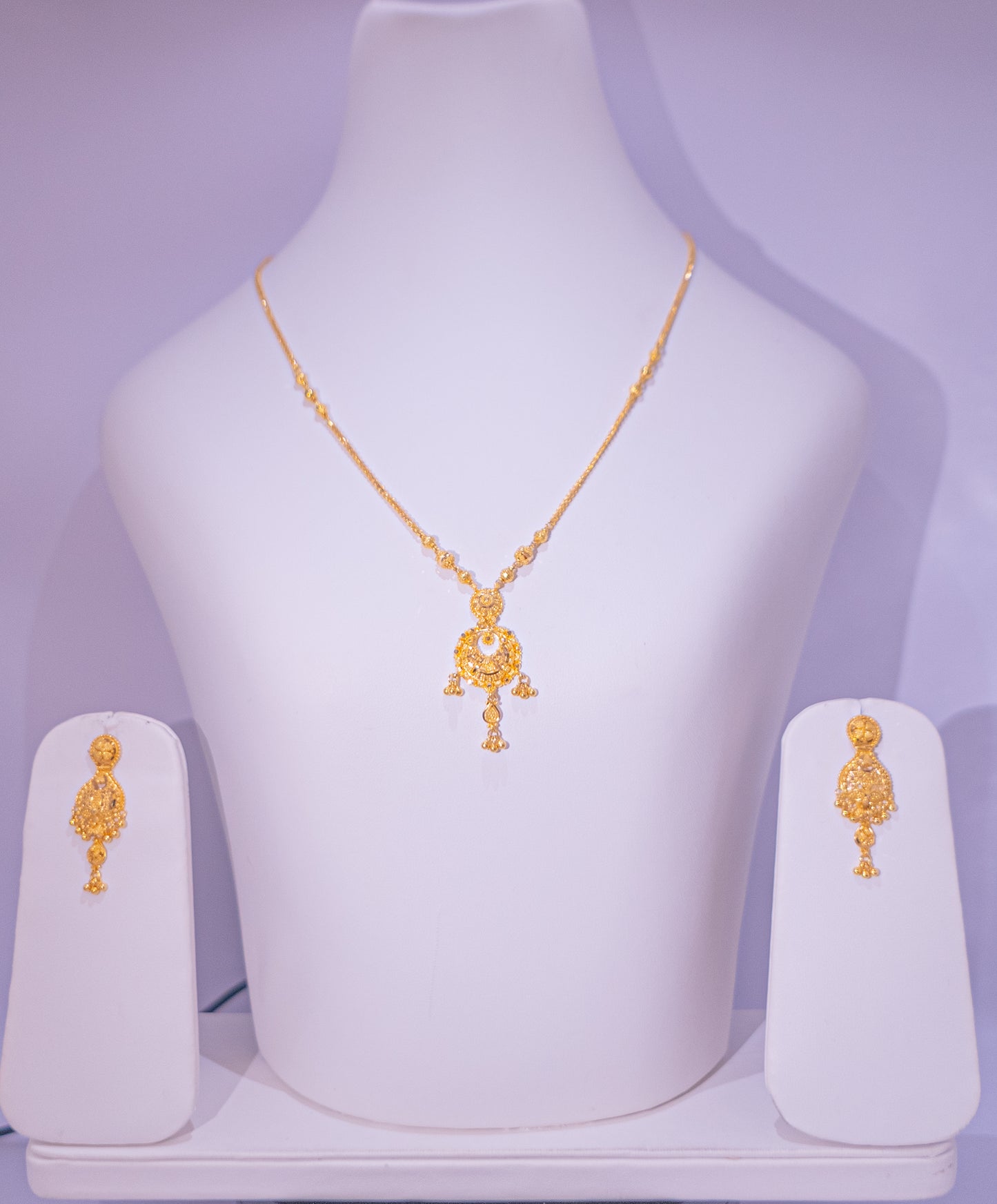 Gold Chain Engagement Set