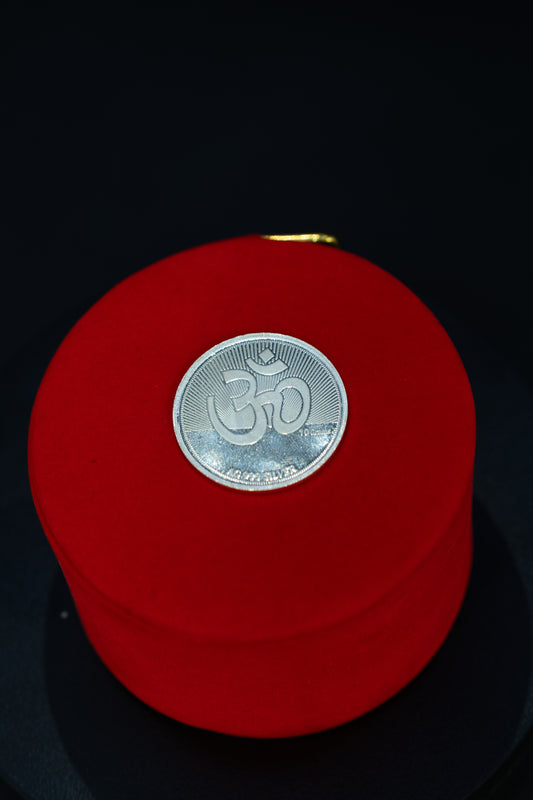 100% Silver Ganesh Coin