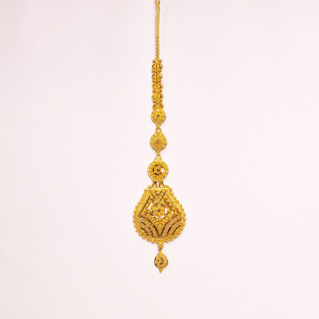 Large Gold Pear Tikka