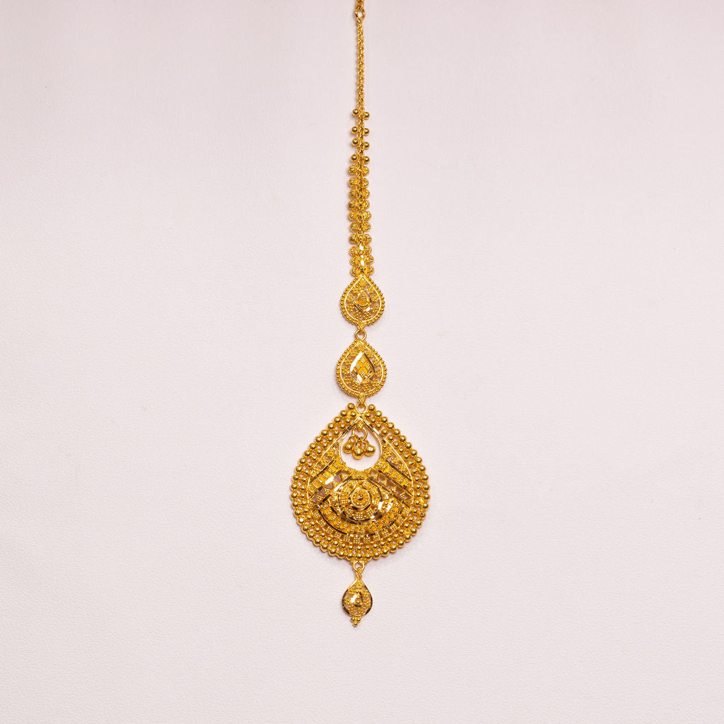 Round Gold Tikka