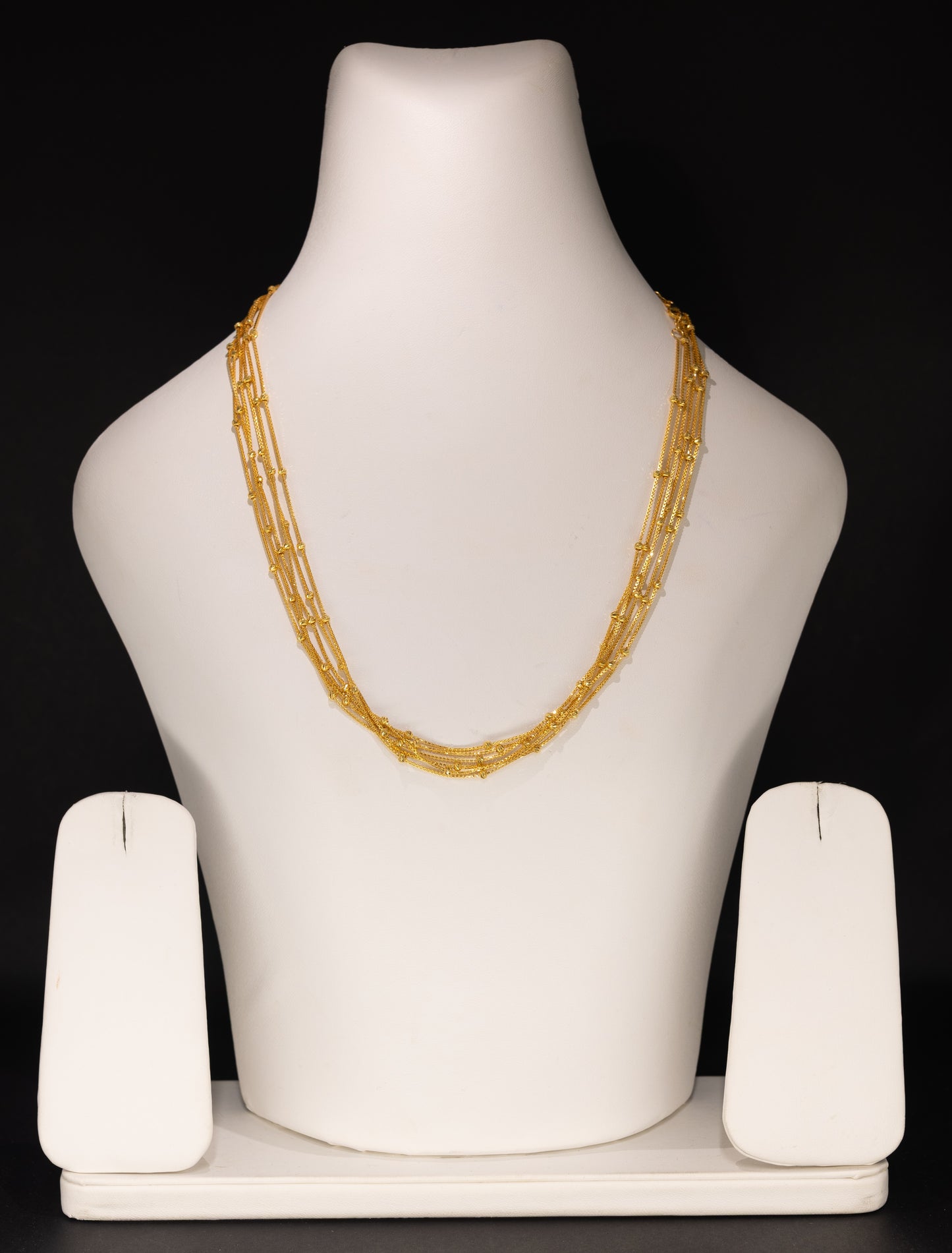 22ct Gold 18 Inch Six Strand Chain Set