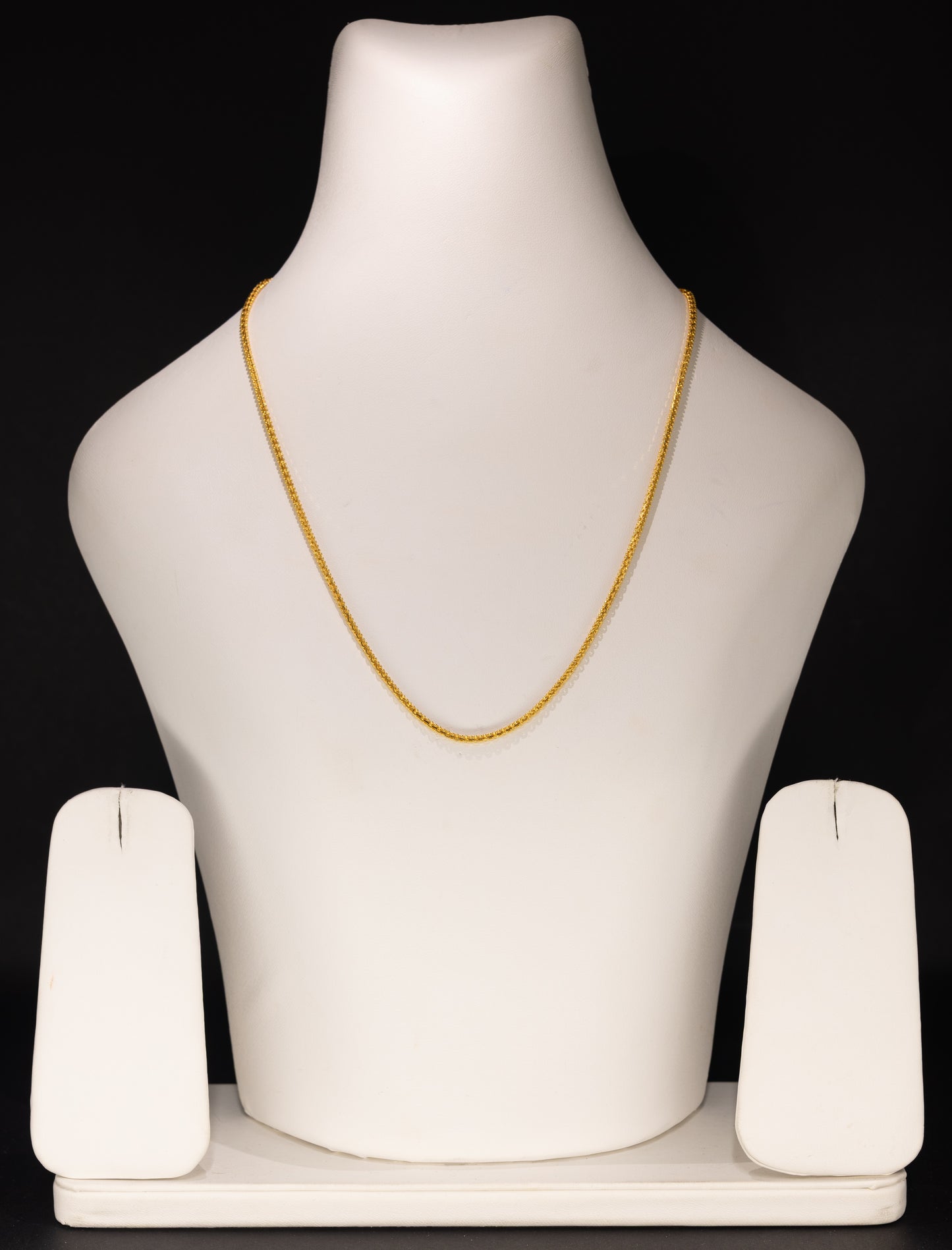 22ct Gold Fine Rope Chain 17 Inch