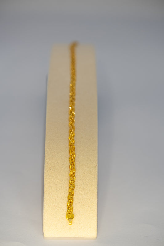 22ct Gold Rope Bracelet