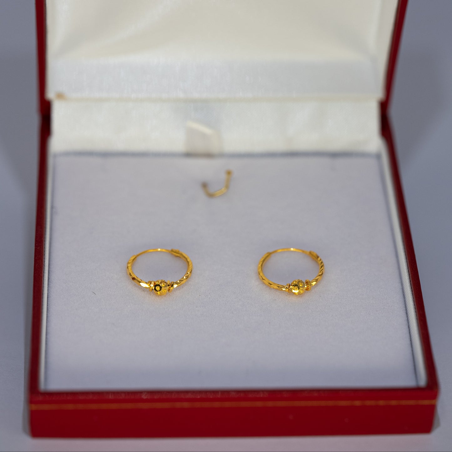 22ct Gold Delicate Small Hoop Earrings