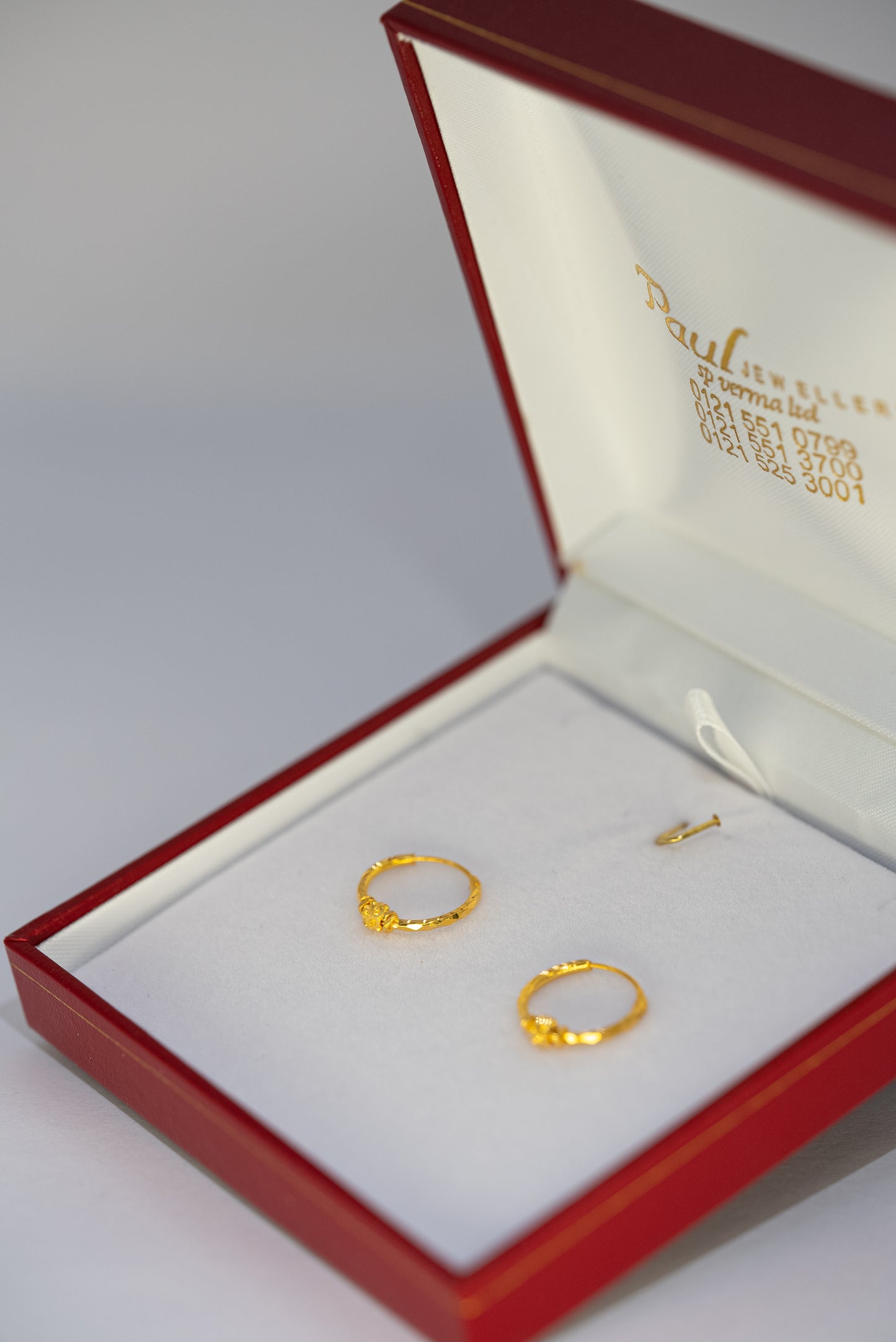 22ct Gold Delicate Small Hoop Earrings