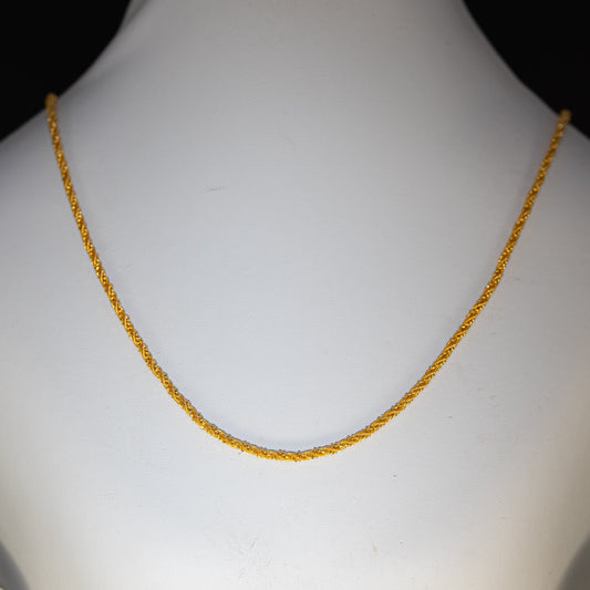 22ct Gold Fine Rope Chain