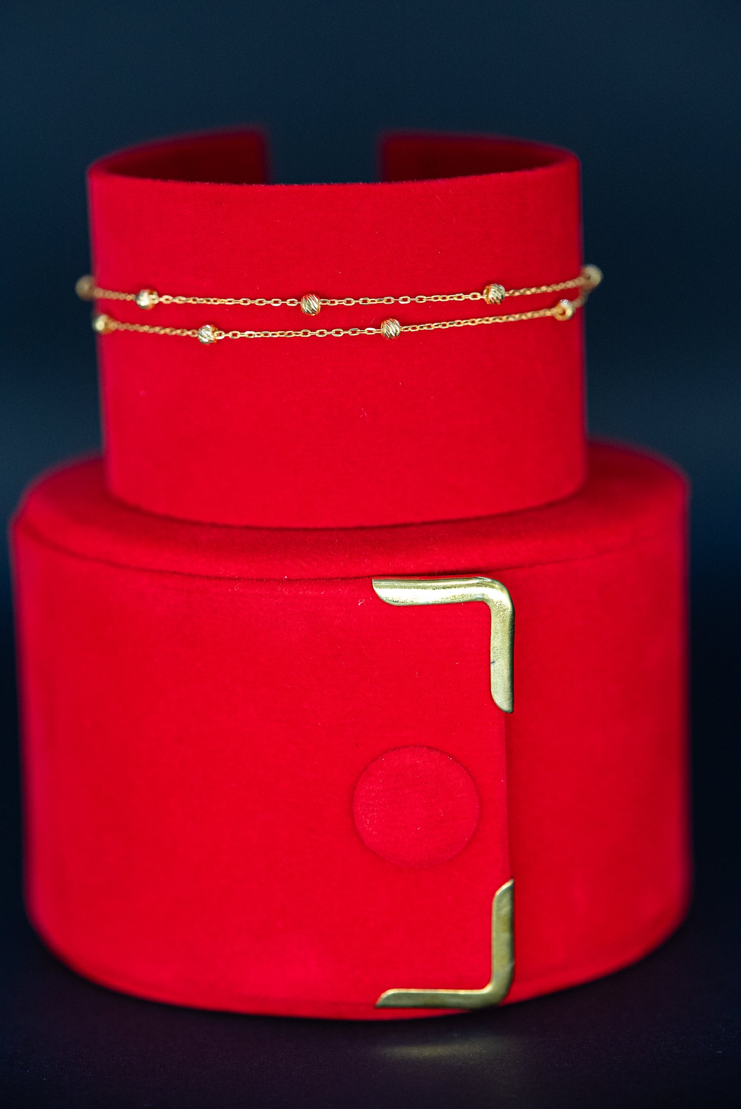 22ct Gold Double-Chain Ladies Bracelet