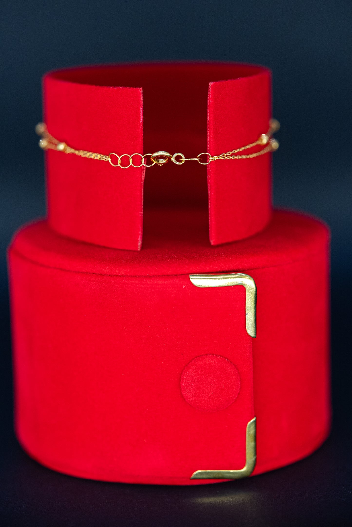 22ct Gold Double-Chain Ladies Bracelet