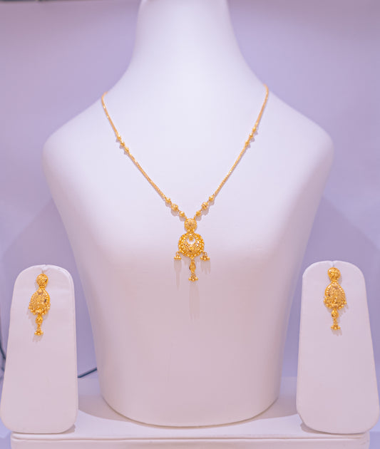 Gold Chain Engagement Set