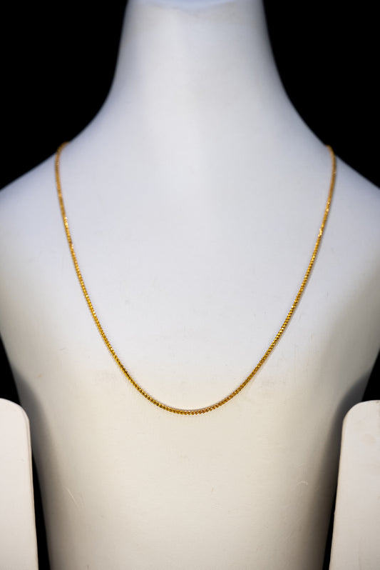 22ct Gold Classic Curb Chain – 20 Inches