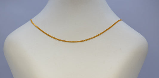 Short Gold Snake Chain