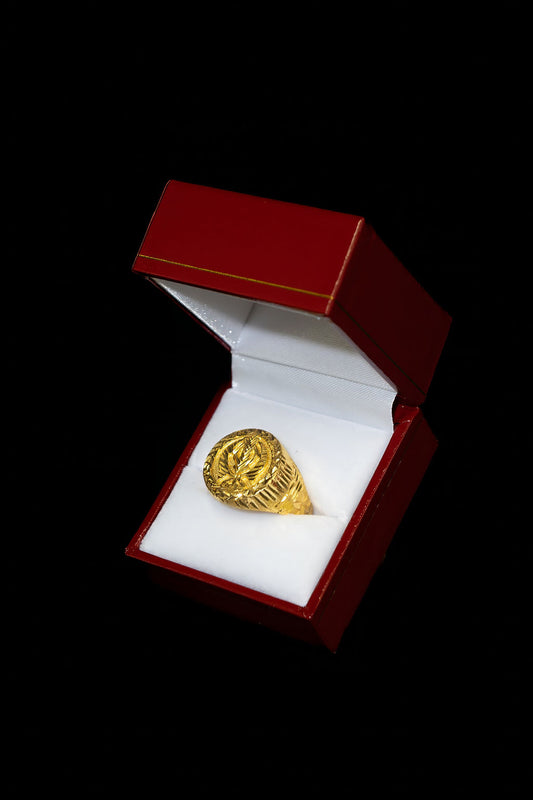 22ct Gold Khanda Signet Ring
