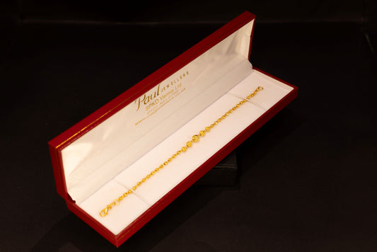 22ct Gold Textured Beaded Bracelet