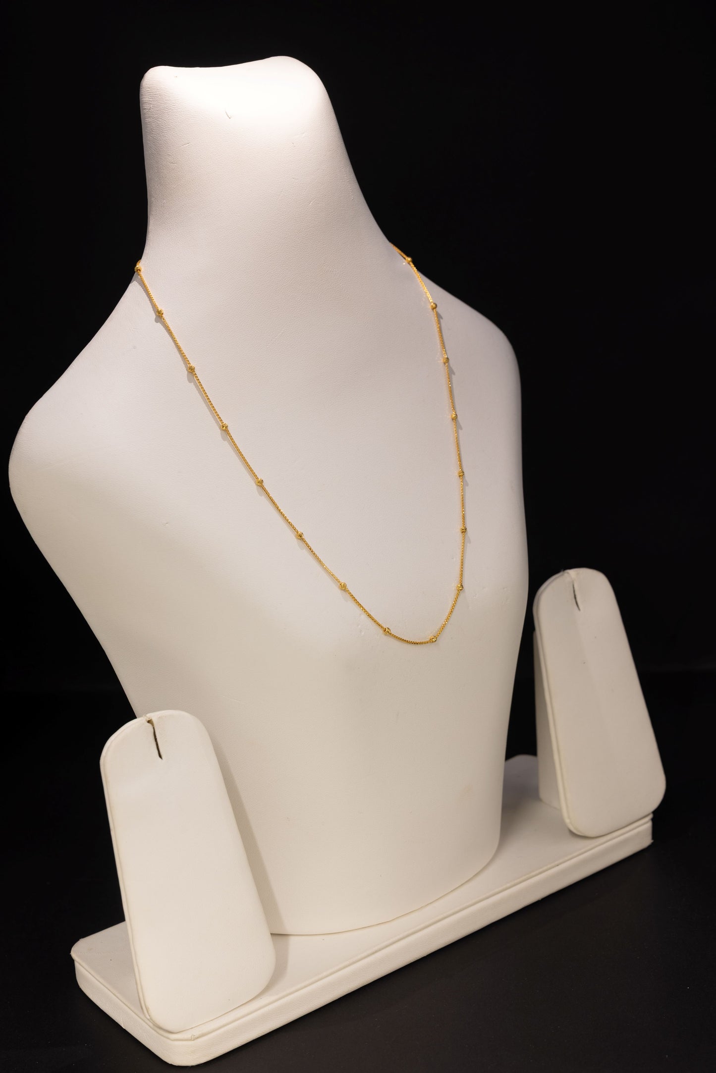 22ct Gold Beaded Chain