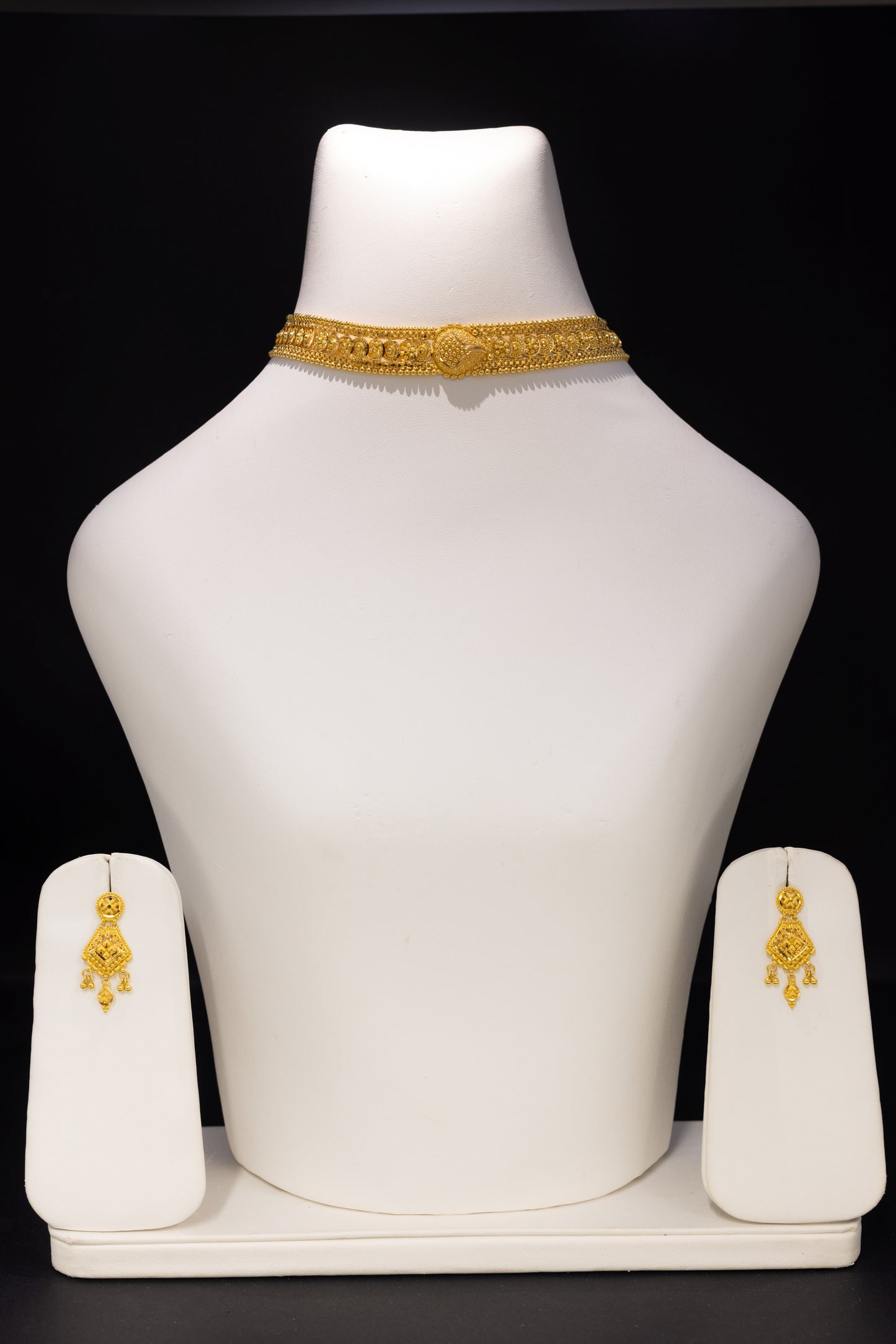 22ct Gold Traditional Choker Necklace Set