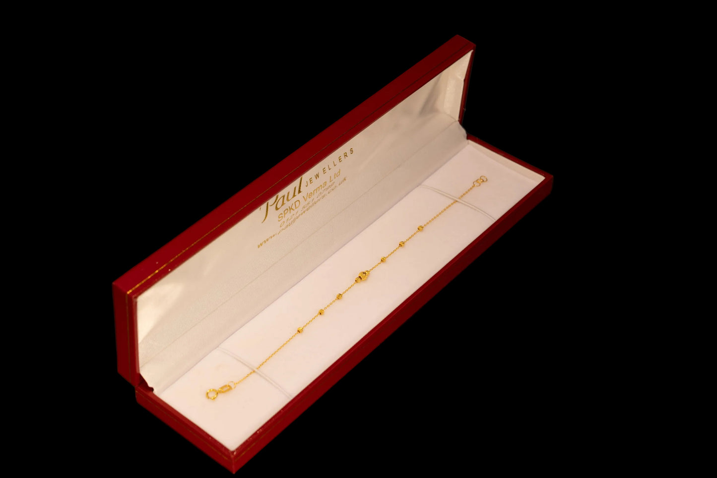 22ct Gold Delicate Bead Bracelet