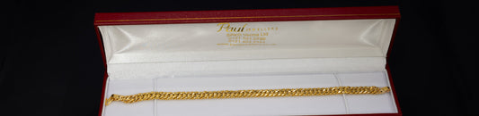 22ct Gold Fine Cuban Link Bracelet