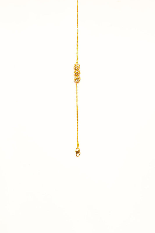 Ladies Gold Cubic Zirconia Bracelet