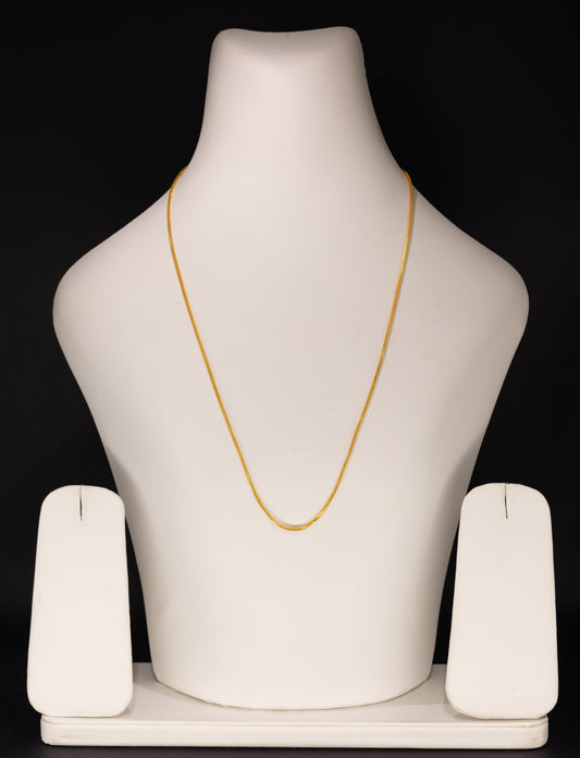 22ct Gold 19 Inch Snake Chain