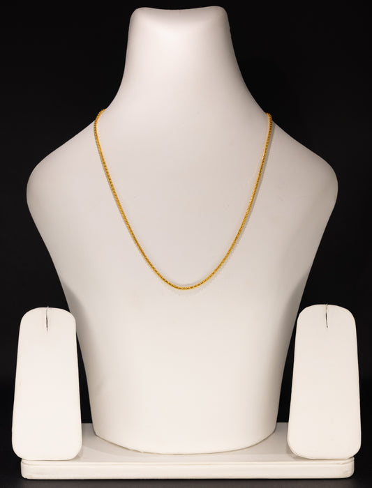 22ct Gold Fine Rope Chain 17 Inch