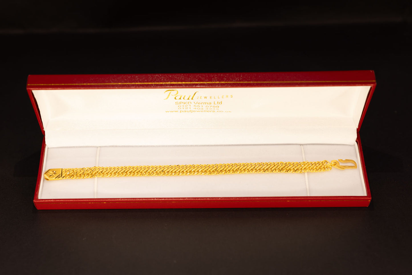 22ct Gold Heavy Cuban Link Bracelet