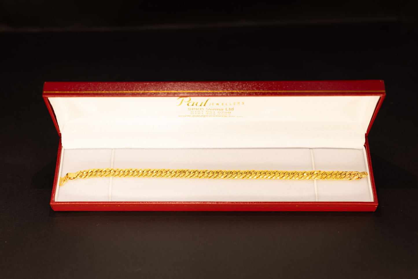 22ct Gold Classic Cuban Link Bracelet
