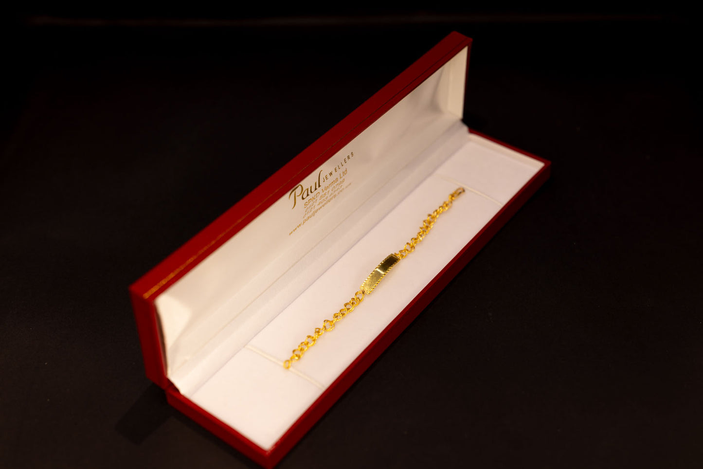 22ct Gold Baby ID Bracelet