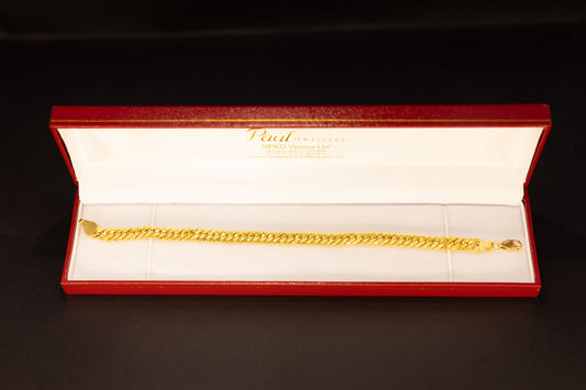 22ct Gold Classic Cuban Link Bracelet