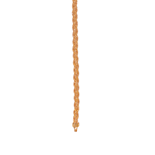 Ladies Plaited Gold Bracelet