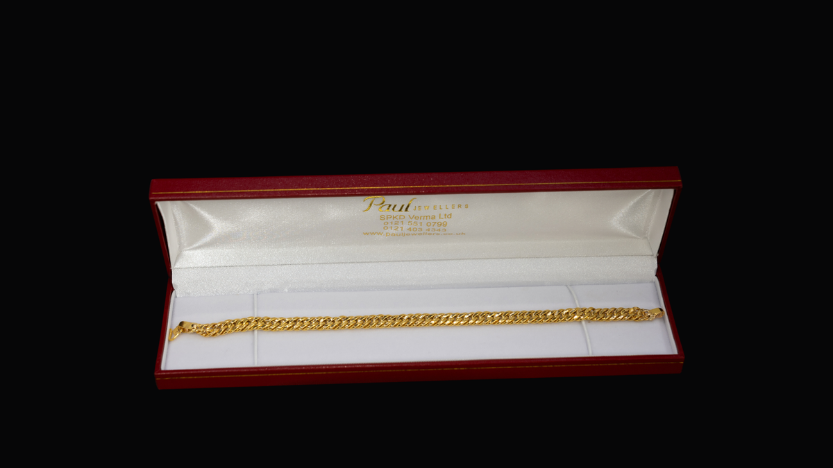 22ct Gold Fine Cuban Link Bracelet