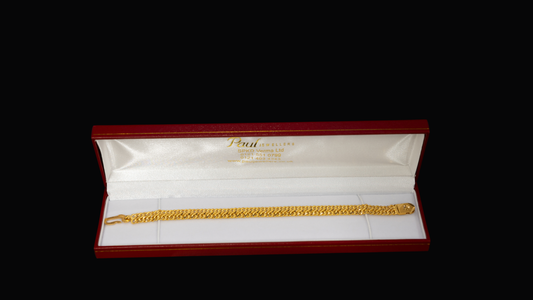 22ct Gold Double Cuban Link Bracelet