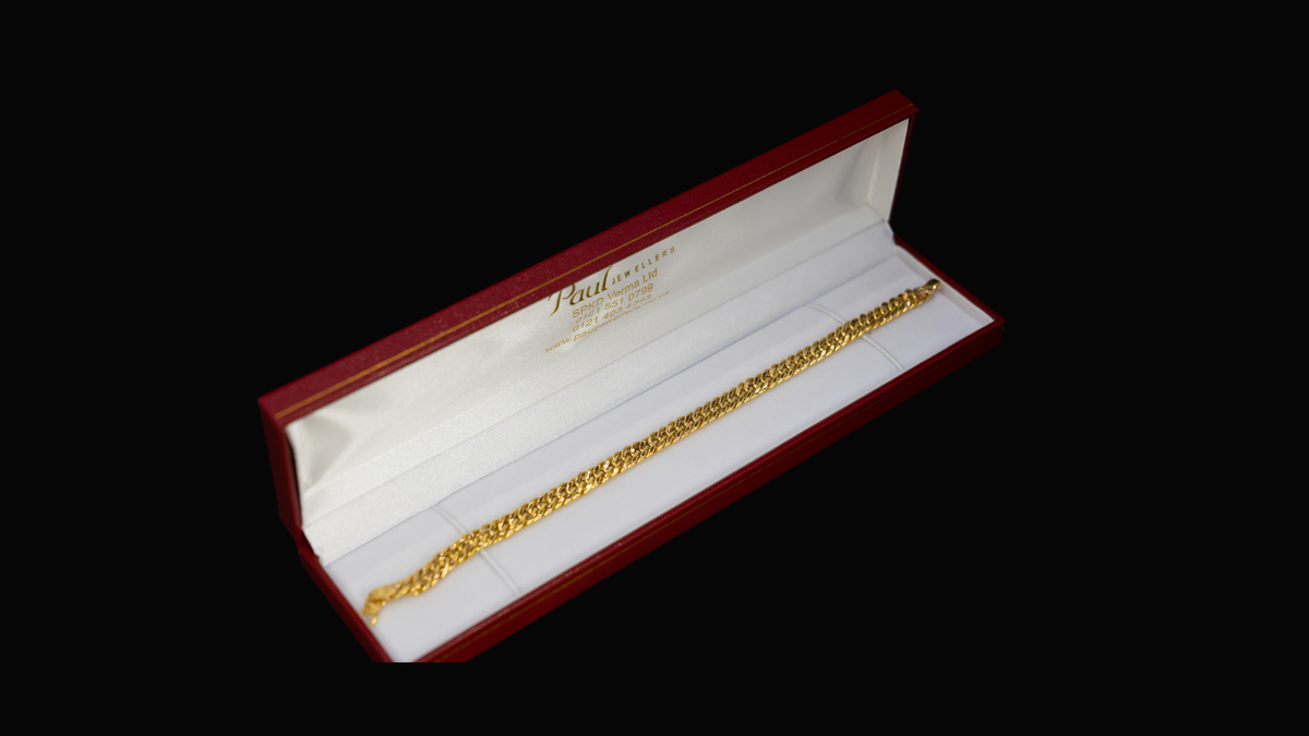 22ct Gold Fine Cuban Link Bracelet